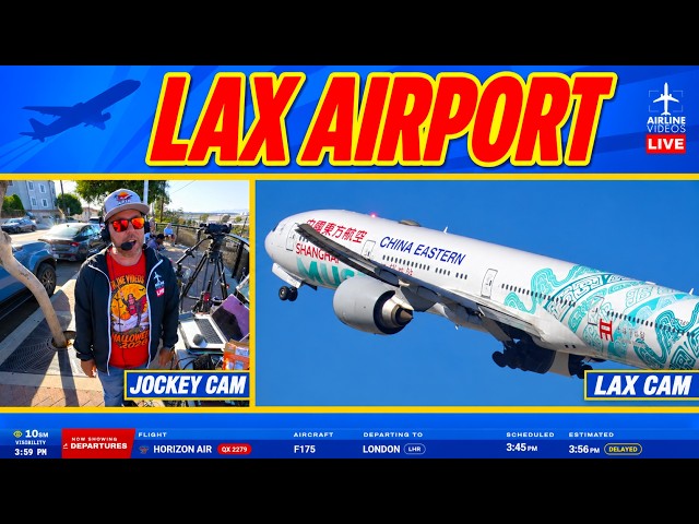 🔴LIVE LOS ANGELES (LAX) AIRPORT ACTION! (October 18th, 2026)