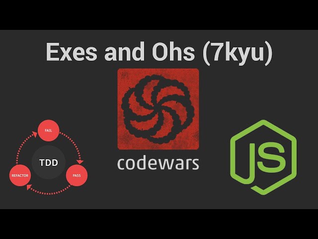 Exes and Ohs (7kyu): Codewars (TDD in JavaScript)