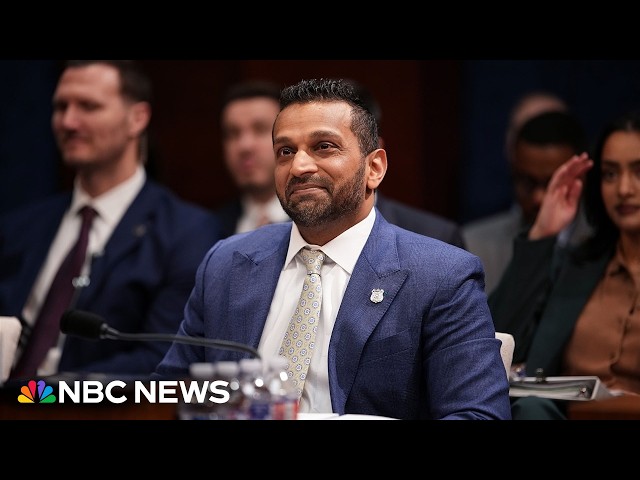 LIVE: FBI Director Kash Patel testifies at Senate hearing | NBC News