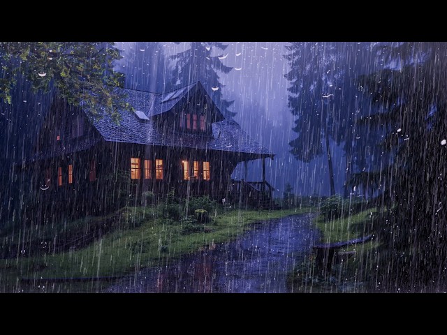 Gentle Night RAIN - Rain Sounds For Sleeping - Relaxing Rainstorm Sounds, White Noise