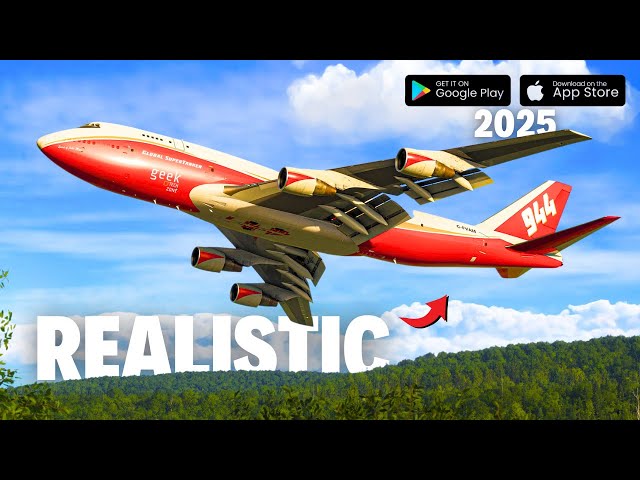 TOP 10 BEST AIRPLANE GAMES/FLIGHT SIMULATORS FOR ANDROID & IOS 2025