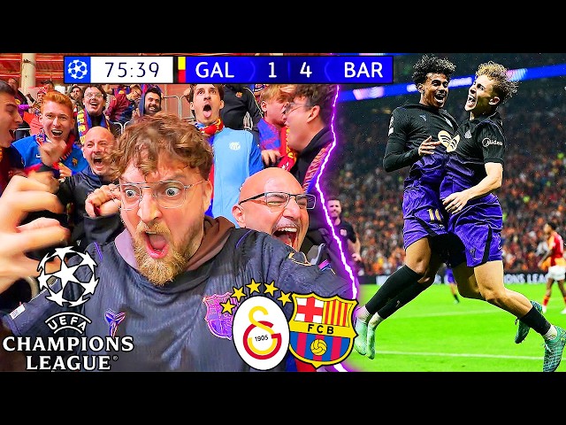 Galatasaray vs. FC Barcelona - UCL Stadium Vlog 🦁🚨 | AWAY STAND MAYHEM | ViscaBarca
