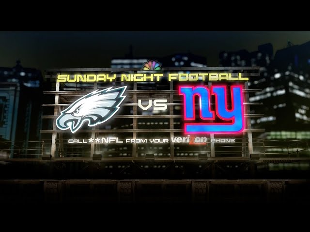 2011 NFL Week 11 - NBC Sunday Night Football - Eagles vs. Giants Intro