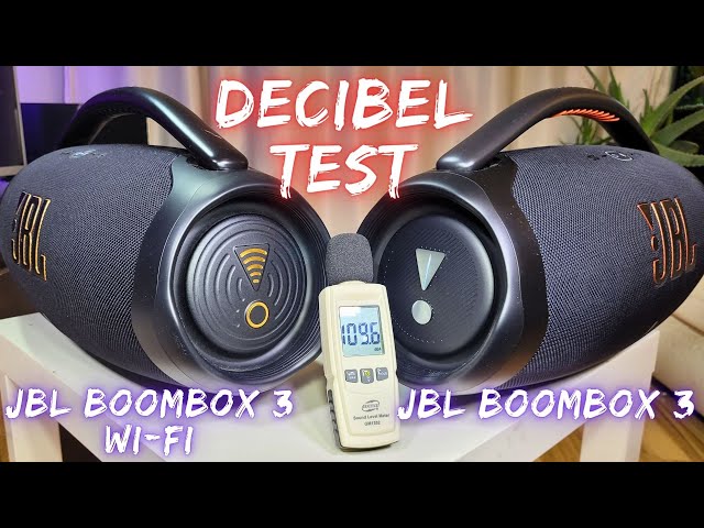 Which is louder? JBL Boombox 3 VS JBL Boombox 3 Wi-Fi - Loudness Test
