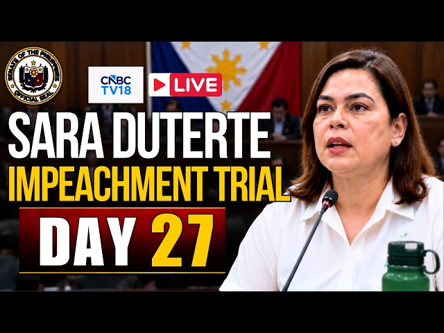 🔴Philippines Senate LIVE: Impeachment Trial of VP Sara Duterte - DAY 26 (Sept 16th 2026) | N18G