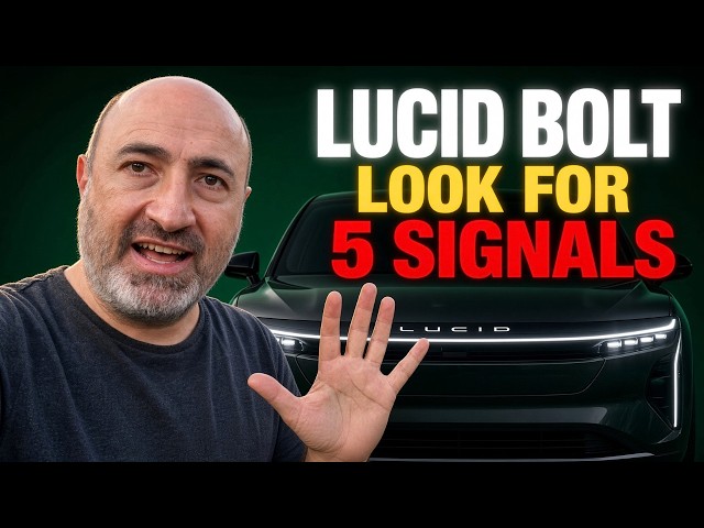 Lucid Made a Historic Agreement With Bolt, But Wait For These 5 Signals Before Getting Excited