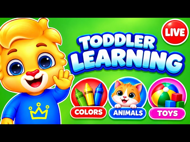 🔴 LIVE : Toddler Learning | Nursery Rhymes, Kids Songs, Colors, Numbers, First Words with Lucas