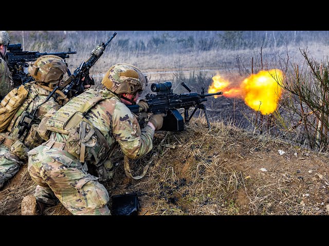 U.S. Army Soldiers Conduct Intense Combat Training in Germany (Feb 2024)