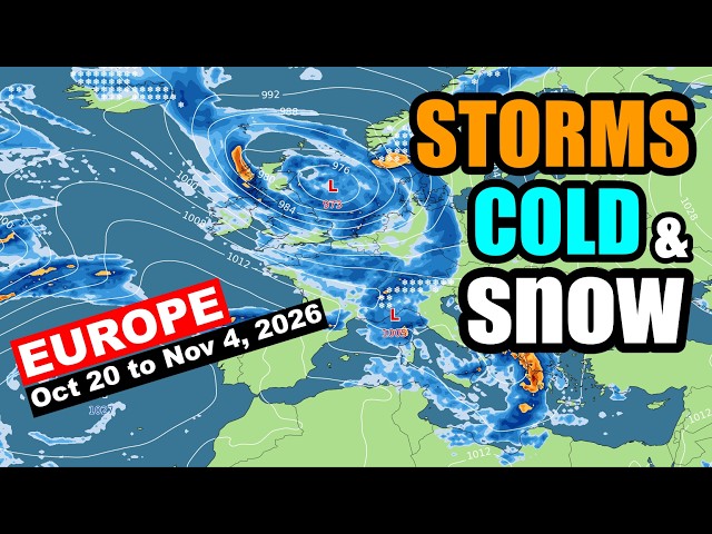 EUROPE WEATHER: Storms, Cold & Snow | Europe's Weather Forecast to November 4