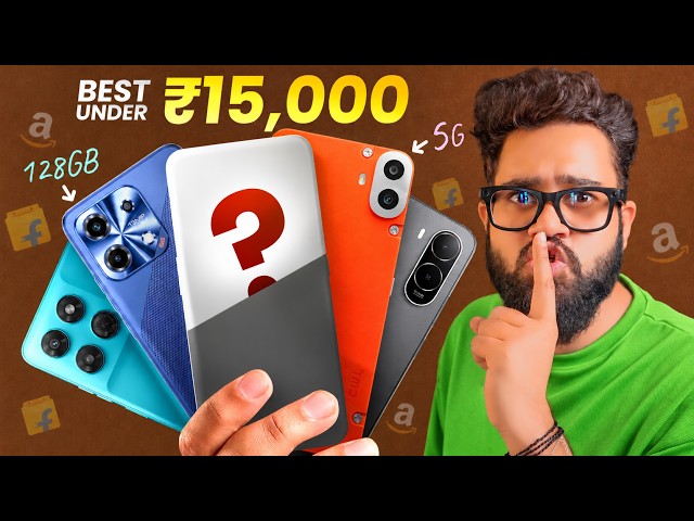 Top 5 Best Mobile Phones Under ₹15000⚡Amazon & Flipkart Sale 2026 | Best Phone Under 15000 😱