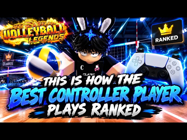 This is how THE best controller player plays ranked | Volleyball Legends