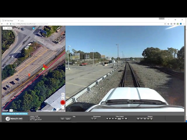 Railroad 360 video Mapping