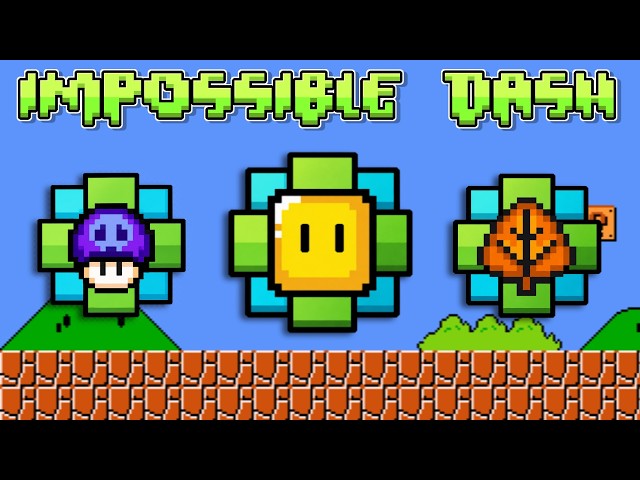 Geometry Dash + Super Mario Bros (Impossible Dash) FULL GAME