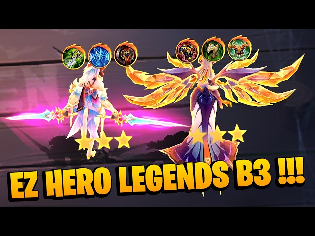 EASY WAY TO FARM LEGEND HEROES B3!! 🤭 - Magic Chess Gogo