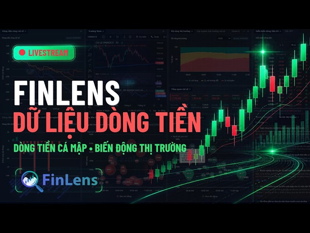 FINLENS LIVE: Thị trường Dòng tiền biến động trong phiên | THỊ TRƯỜNG CHỨNG KHOÁN NGÀY 30/10/2026