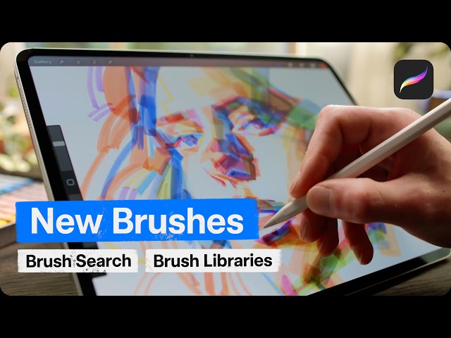 What’s New in Procreate | New Brushes, Brush Search, Brush Libraries