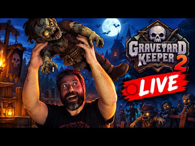 ⚰️ GRAVEYARD KEEPER 2 — 💀 Trying To Raise More Zombies and Manage My Things!
