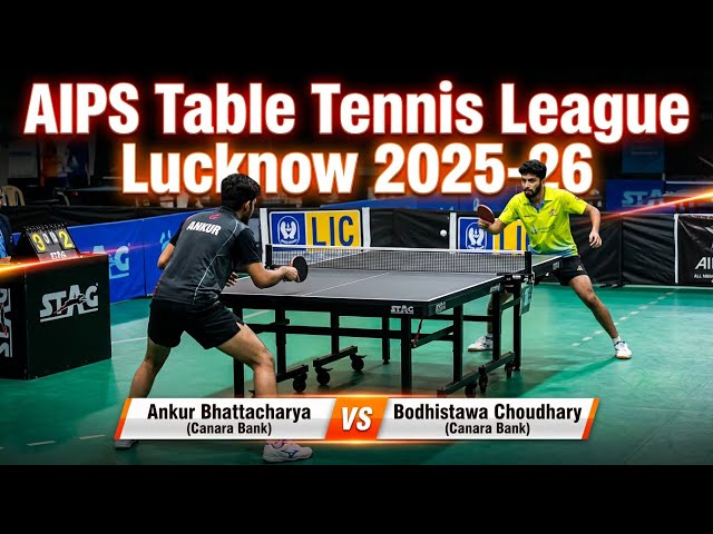 Men’s Singles FINAL 🔥 Ankur Bhattacharya 🆚 Bodhistawa Choudhary | AIPS TT League 2025-26