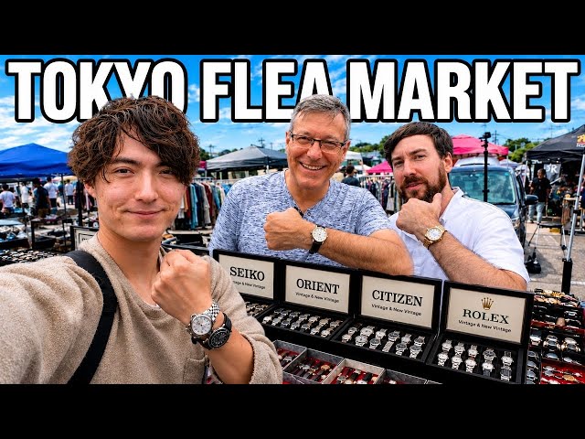 Tokyo’s BIGGEST Flea Market Has INSANE Vintage Watches (feat. our Dad)