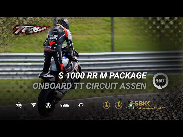 Troy Corser 🐊 - S 1000 RR M Package in TT Circuit Assen - 360° interactive