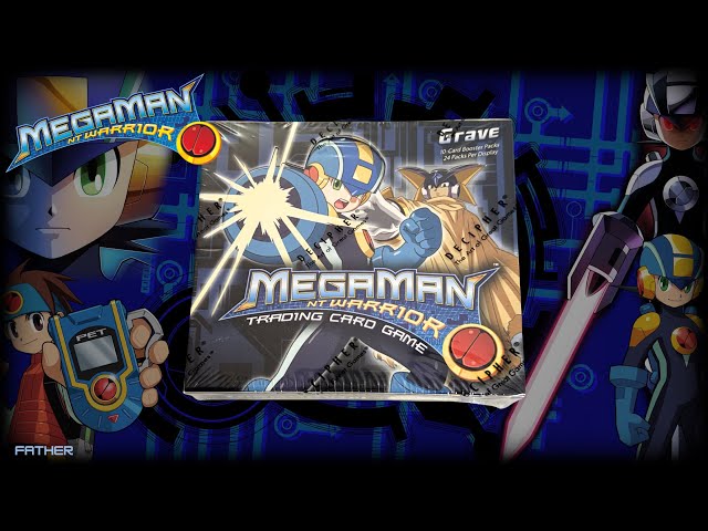 Mega Man NT Warrior TCG Grave Booster Box Unboxing