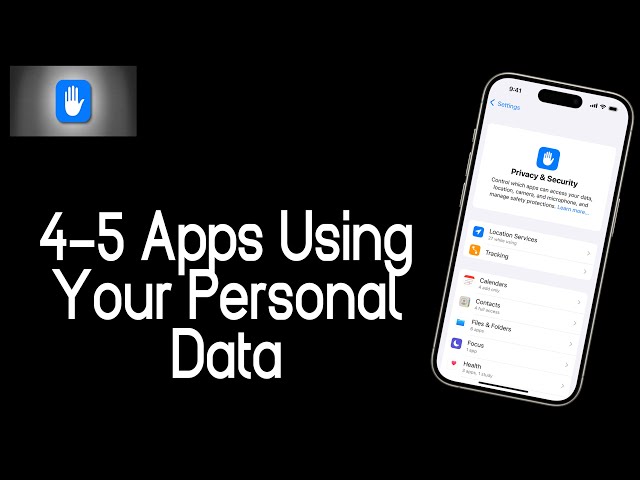 🚫Stop Apps from Stealing Your Data on iPhone! (Privacy Guide) in Hindi