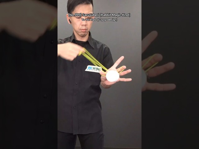 [No.999]🪀Today's Yo-Yo Trick & Tutorial: Sarusuberi (Rabbit Magic Knot) #yoyo #yoyotricks