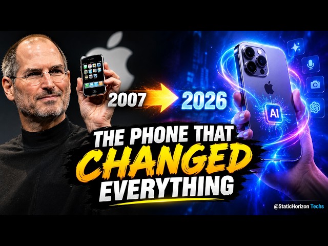 How the iPhone Started?  The Untold Story of the First iPhone🍎