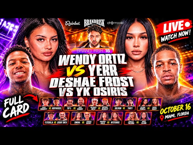 🚨 LIVE RIGHT NOW! ADIN ROSS – BRAND RISK #16: WEIGH-INS! 🔥