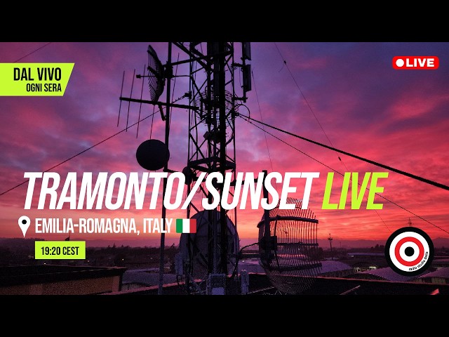 🌇 TRAMONTO LIVE dall’Italia | Sunset LIVE from Emilia-Romagna 16/09/2026