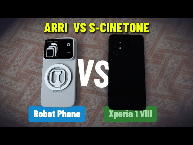 ARRI LUT vs. Sony S-Cinetone: Honor Robot Phone vs. Xperia 1 VIII Indoor Shootout 🎥🏠