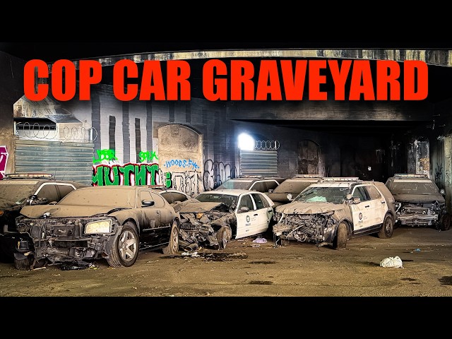 I Found a Graveyard of Abandoned LAPD Police Cars