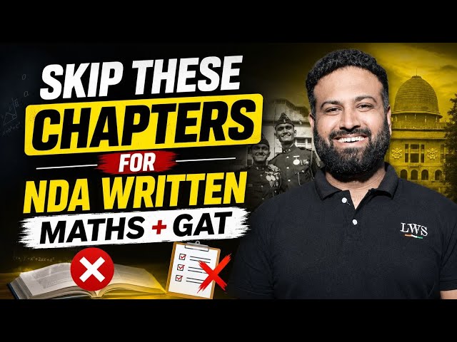 NDA 2 2026 Preparation: SKIP These Topics ❌ Focus on These High Priority Chapters 🚨Learn with Sumit