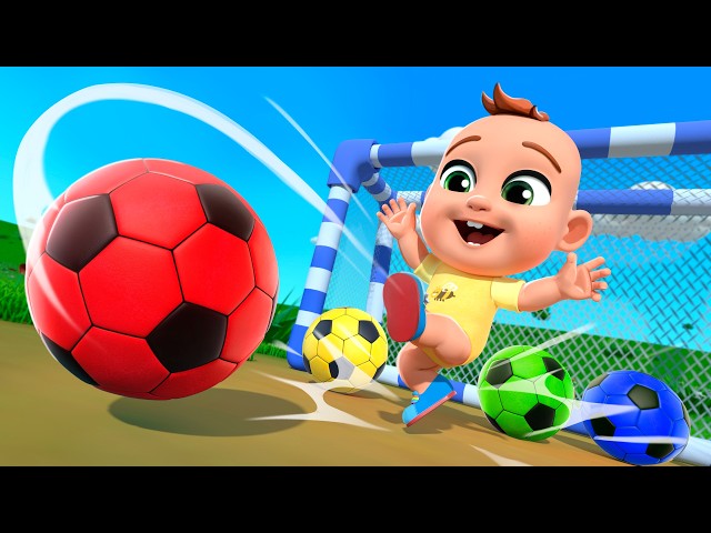 Kick the Ball Song | Lalafun Nursery Rhymes & Kids Songs