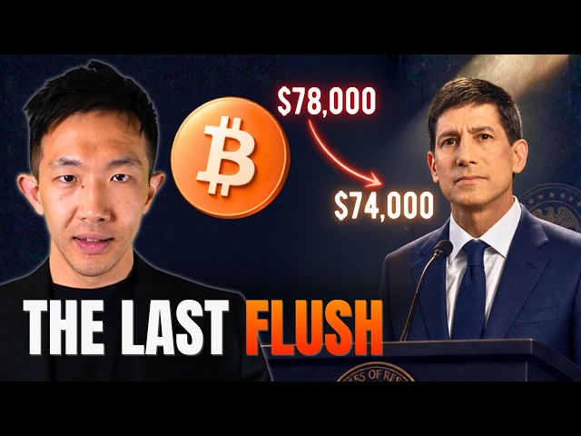 Bitcoin Lost $75K. Warsh Hikes Today. The Final Shakeout.