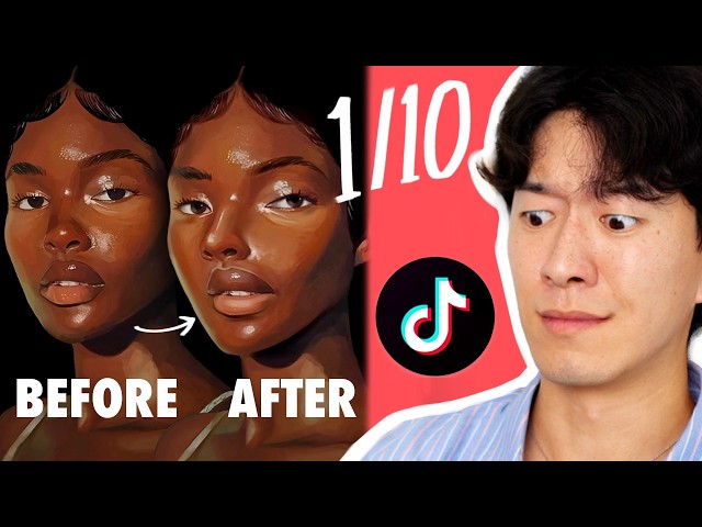 RATING TIKTOK ART TUTORIALS 22 (I'm losing my mind)