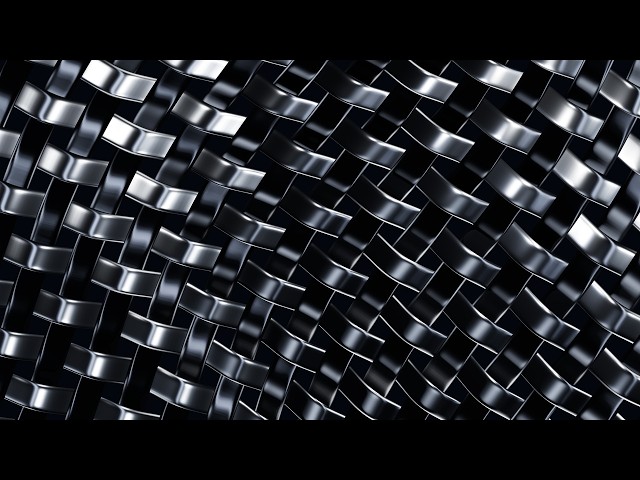 Free 4K Motion Background | Metal Weave Titanium (Seamless Loop)