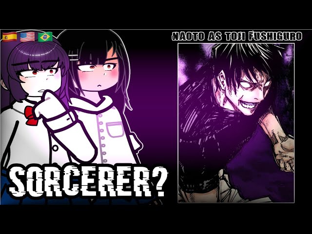 🇺🇸/🇧🇷/🇪🇸 Ijinaraide Nagatoro-san react to Senpai As Toji fushiguro| Gacha Reaction 