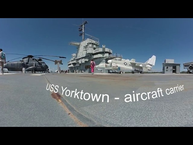 Aircraft carrier USS Yorktown (360°)