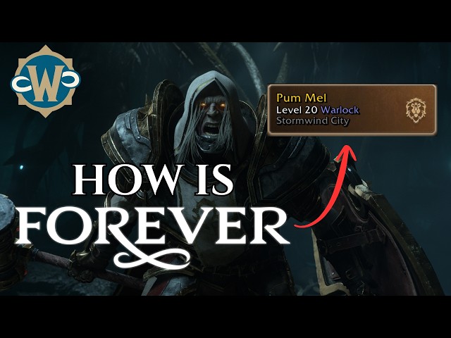 I Hit Max Level on Warlock in WoW Forever Beta…