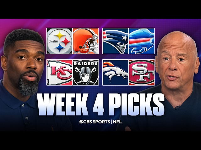 NFL Predictions and Picks for EVERY Week 4 Game [Steelers vs Browns] | Best Bets ✅