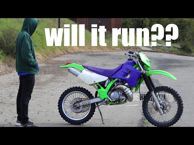 This KDX200 Sat Neglected For Years. Will It Run?