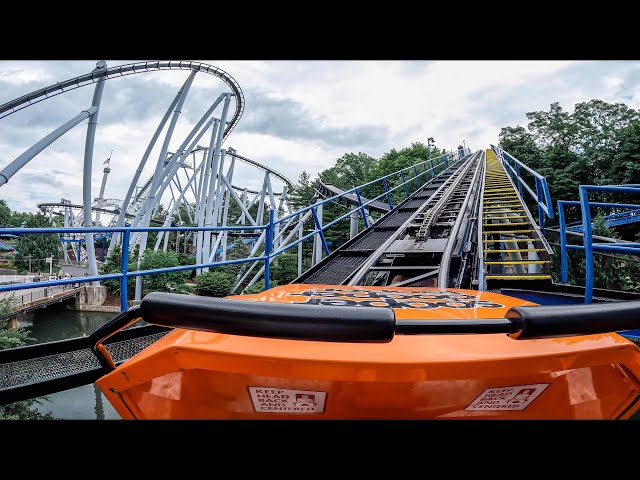 Sooperdooperlooper Roller Coaster POV - Hersheypark FRONT ROW