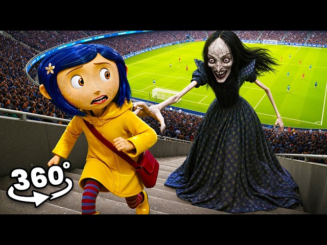 Coraline Needs Your Help in the FIFA World Cup Final | Escape the Beldam (Scary VR 360° 4K Video)