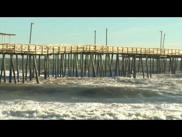 Nor'easter along Atlantic coast creates dangerous surf, wind and beach erosion