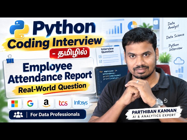 Python Dictionary Interview Question | Employee Attendance Report | Nested Dictionary