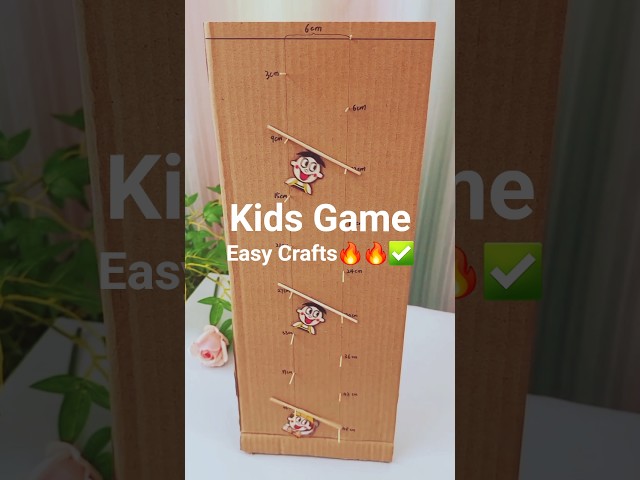 Easiest Diy Cardboard Game for kids #diy #craft 🔥🔥🔥🤪👌