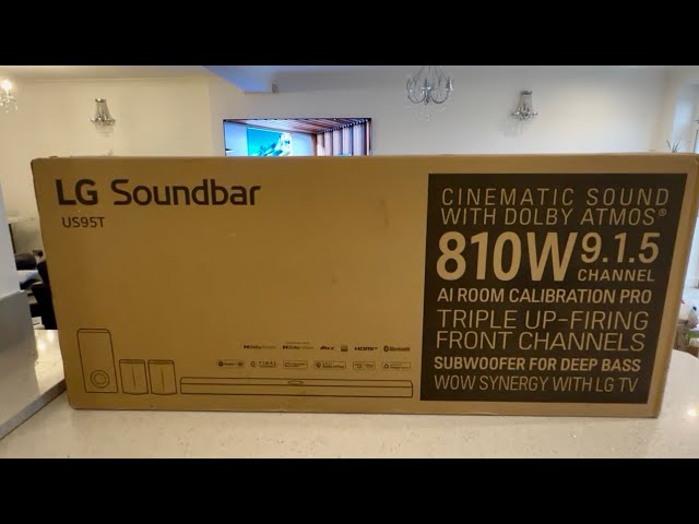 LG US95T Soundbar Unboxing – Is This the Best Dolby Atmos Soundbar?