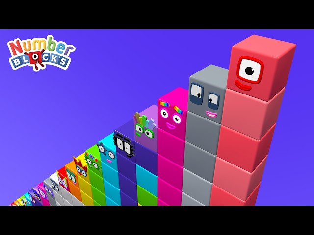 Numberblocks 1 to 100 Cube Adventure | Easy Counting and Number Learning for Kids! 🚂