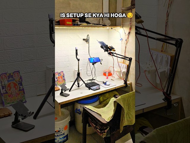Chhota sa setup room hai ☠️ mobile to mobile gameing setup room video ☠️🚀📈 #shorts